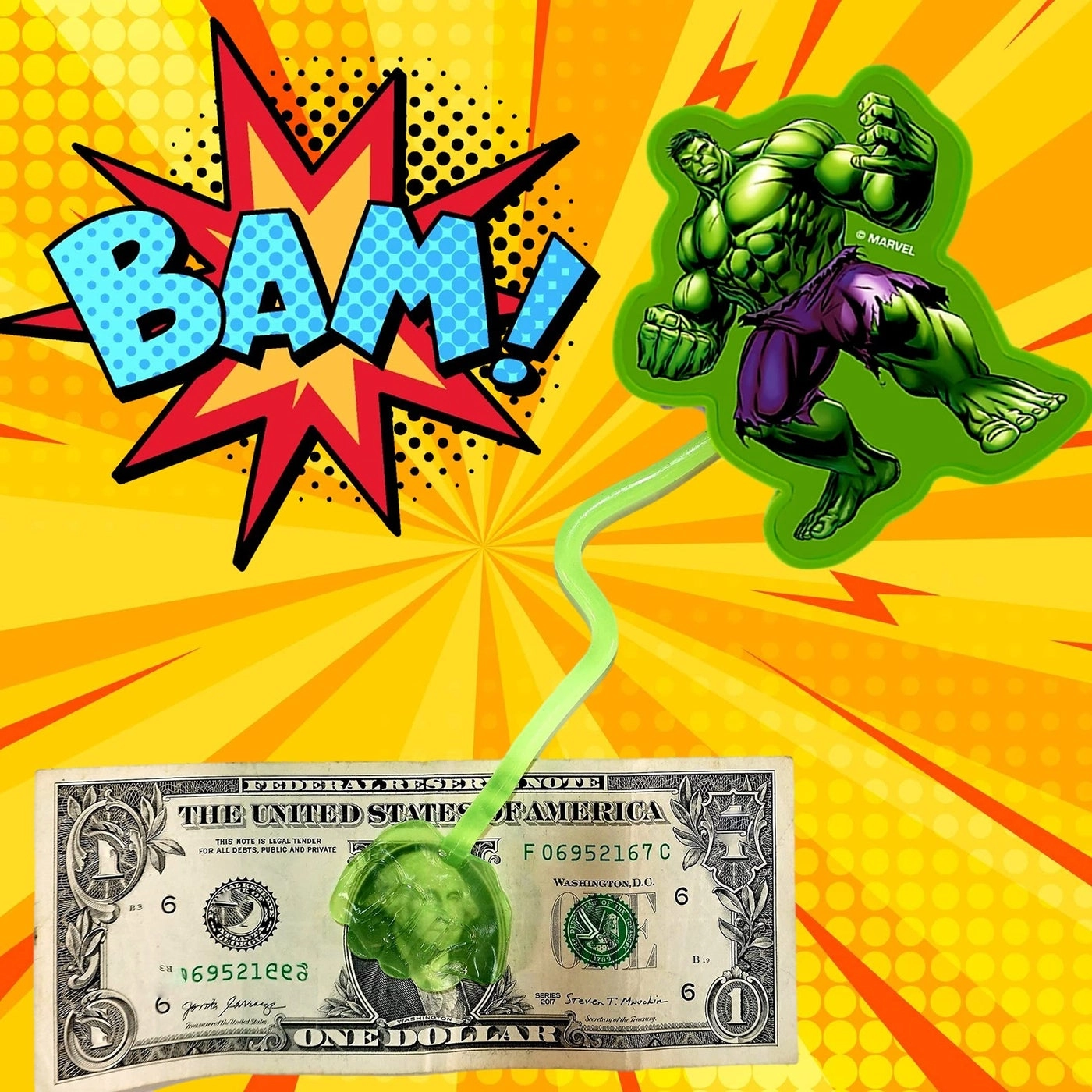 Marvel - Spiderman + Hulk Sticky Hands (B-6809-1) 1 pcs