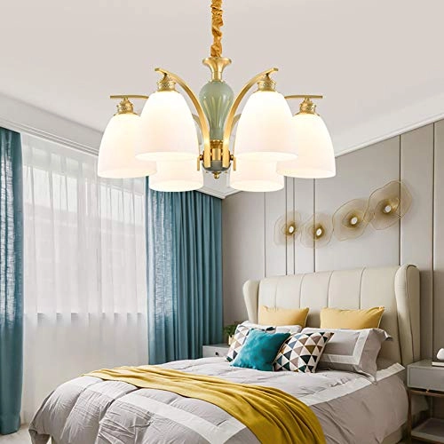 Hanging Light - Copper and glass 92*40cm