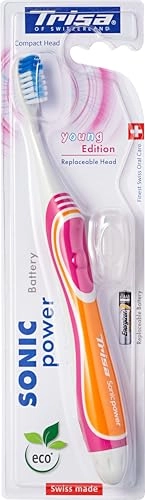 Sonic Power Battery Toothbrush - Battery Powered Compact Head