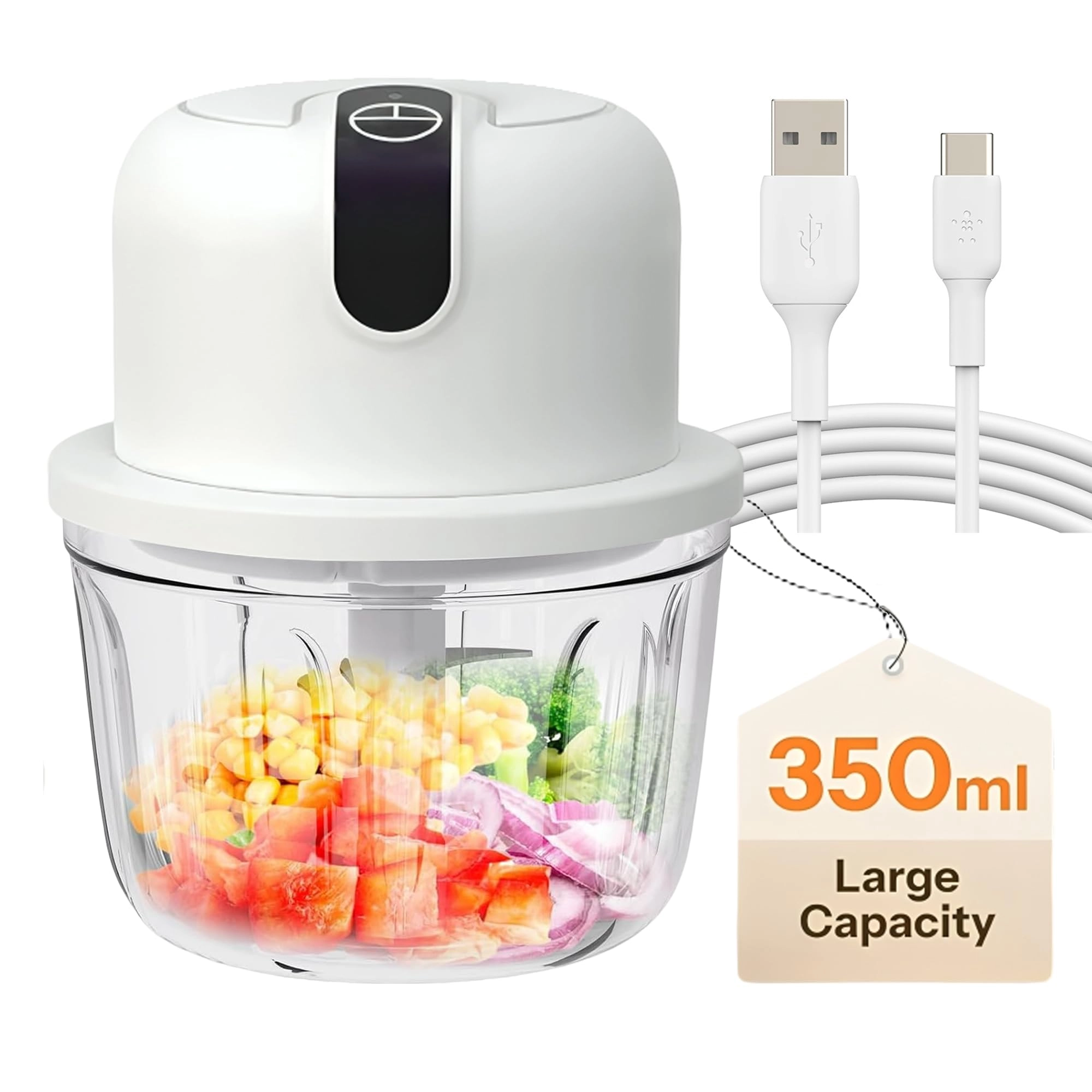 Nik case Mini Electric Chopper - 350ML Rechargeable