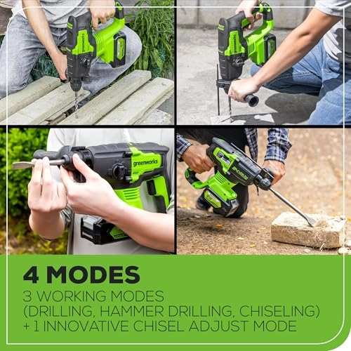 24V Brushless Drill/Driver - 2×2.0Ah(USB Battery) 2800 RPM