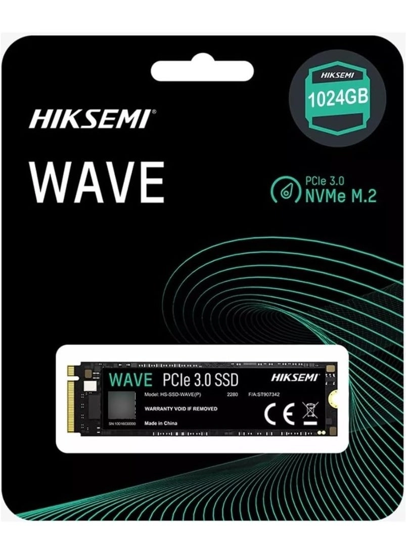 PCIe Gen3 NVMe SSD - 1TB M.2 2280