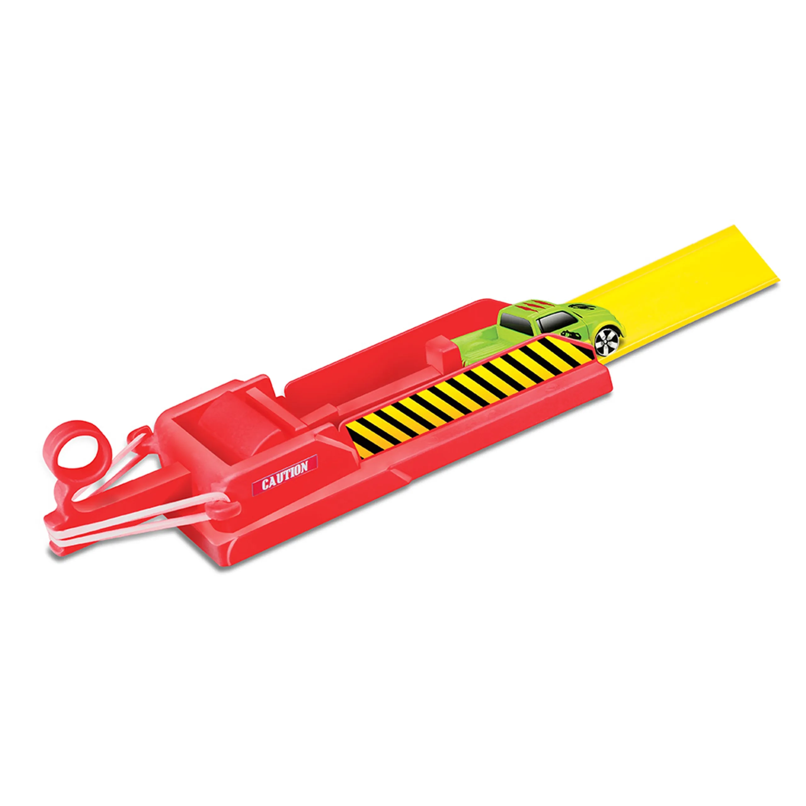 Dinosaur Vehicle Playset - Die-cast metal body Rubber band launcher