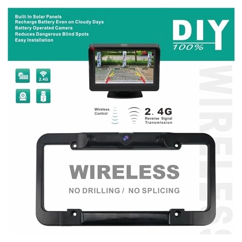 Wireless Car Monitor - Night Vision Wireless 480*272 pixels