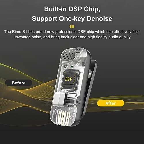 Wireless Clip on Microphone - 2 Transmitters 2.4G