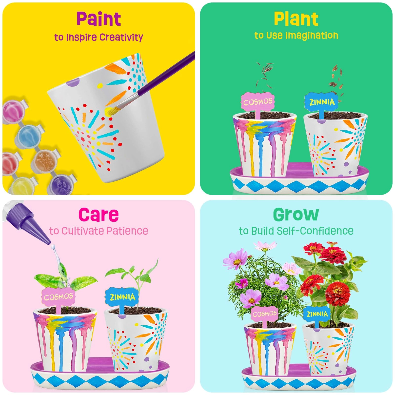 Flower Growing Kit - 4 piece(s)