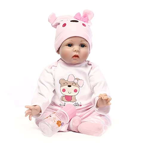 Reborn Baby Doll - 55cm/22in Soft Silicone Dressed