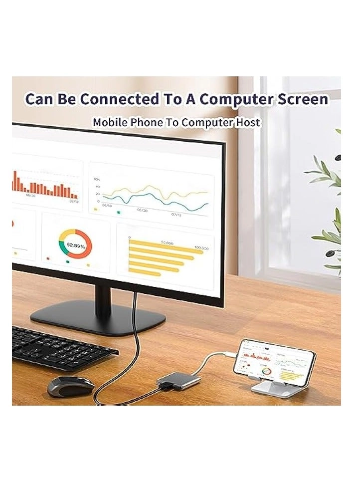 USB-C Hub - HDMI VGA 100W PD