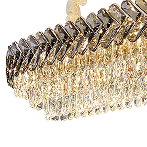 Postmodern Simple Crystal Chandelier - Electroplating gold 55*35cm 8 Head