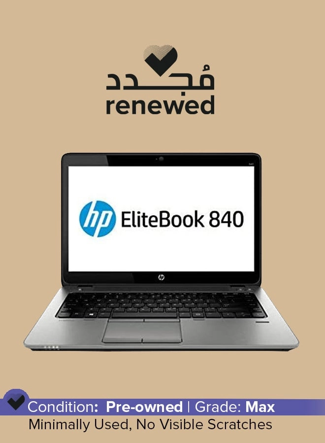 (Renewed) Elitebook 840 G2 - 14.1'' Core i5-5300U 8GB DDR3 256GB SSD