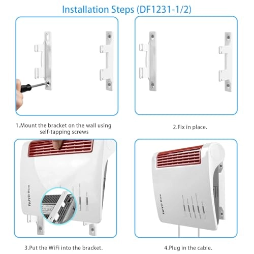 Wall Mount for Fritz!Box - 7690 5590 7530 7590AX 7510 5530 6660 6890 6850