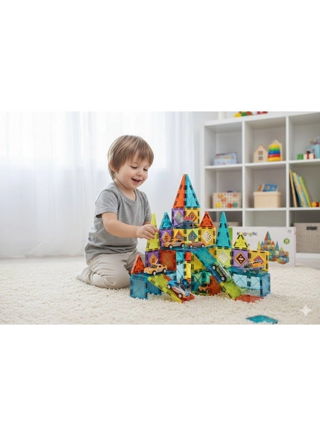 Magnetic DIY Blocks Set - 75 pcs