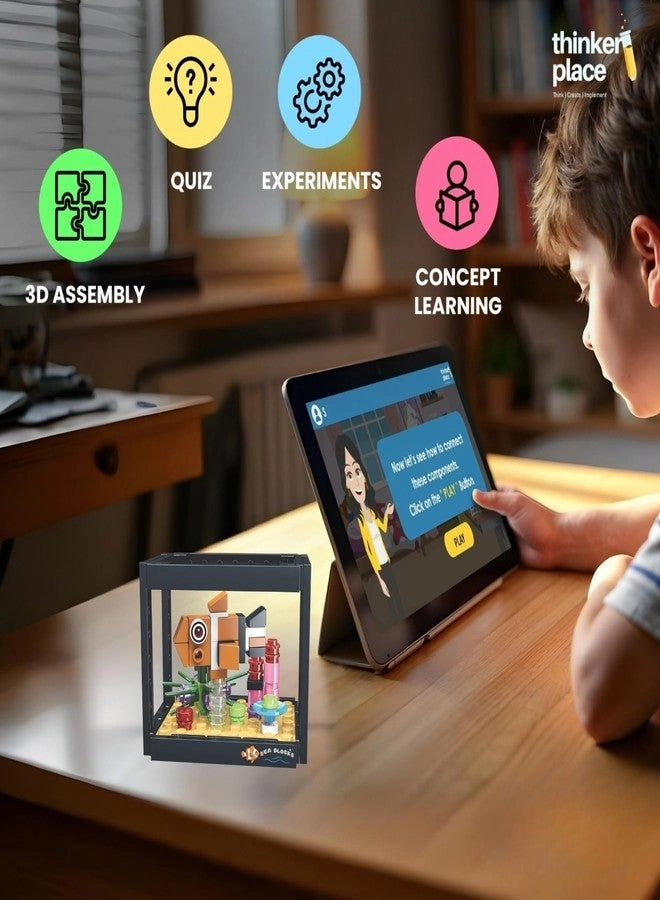 Dream Ocean Fish Tank Clownfish - 8-in-1 STEM Educational Toy