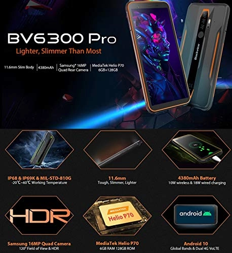 BV6300 Pro - 6GB 128GB