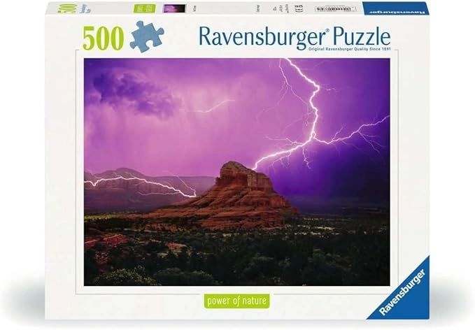 Ravensburger Power of Nature Pink Thunder Puzzle (4005555007791) - 500 pcs
