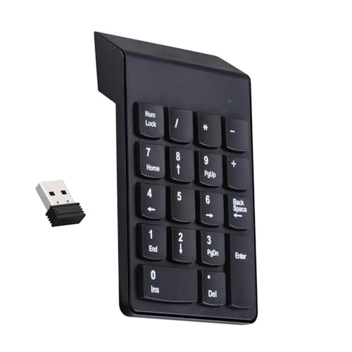 Numeric Keypad - 2.4GHz Wireless USB 18 Keys