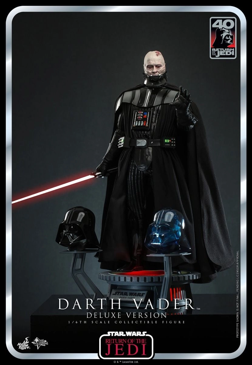 Darth Vader RETURN OF THE JEDI 40th Anniversary (Deluxe Edition) Action Figure - Sixth Scale