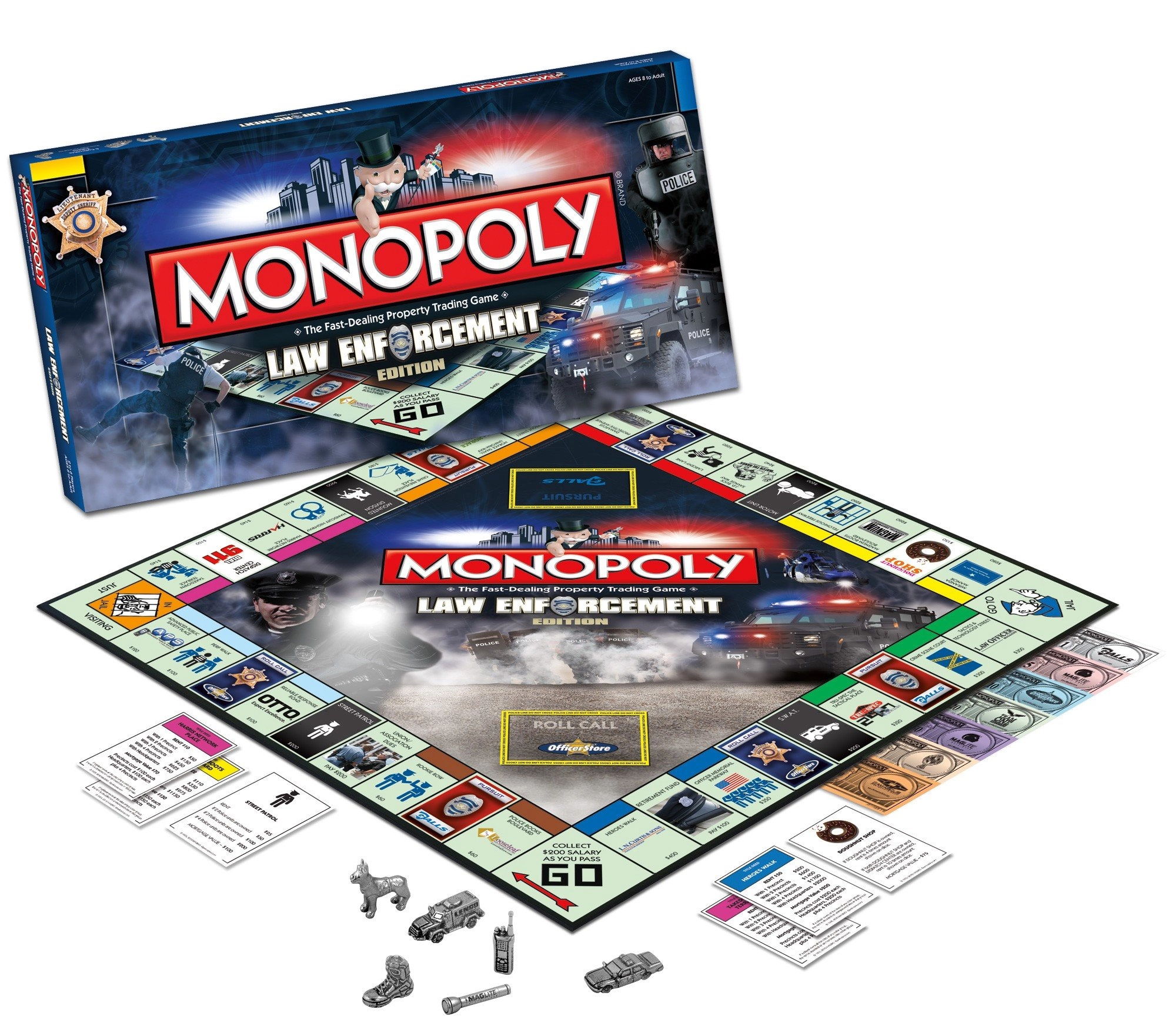 Hasbro MONOPOLY: Law Enforcement Edition