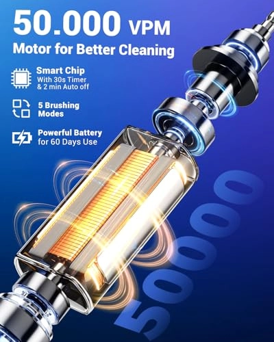 Y06W - 2 Pack 10 Brush Heads 60-Day Battery Life