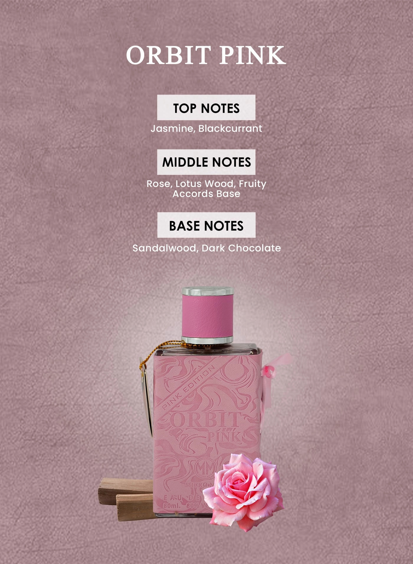 ORBIT PINK Eau de Parfum 80 ml