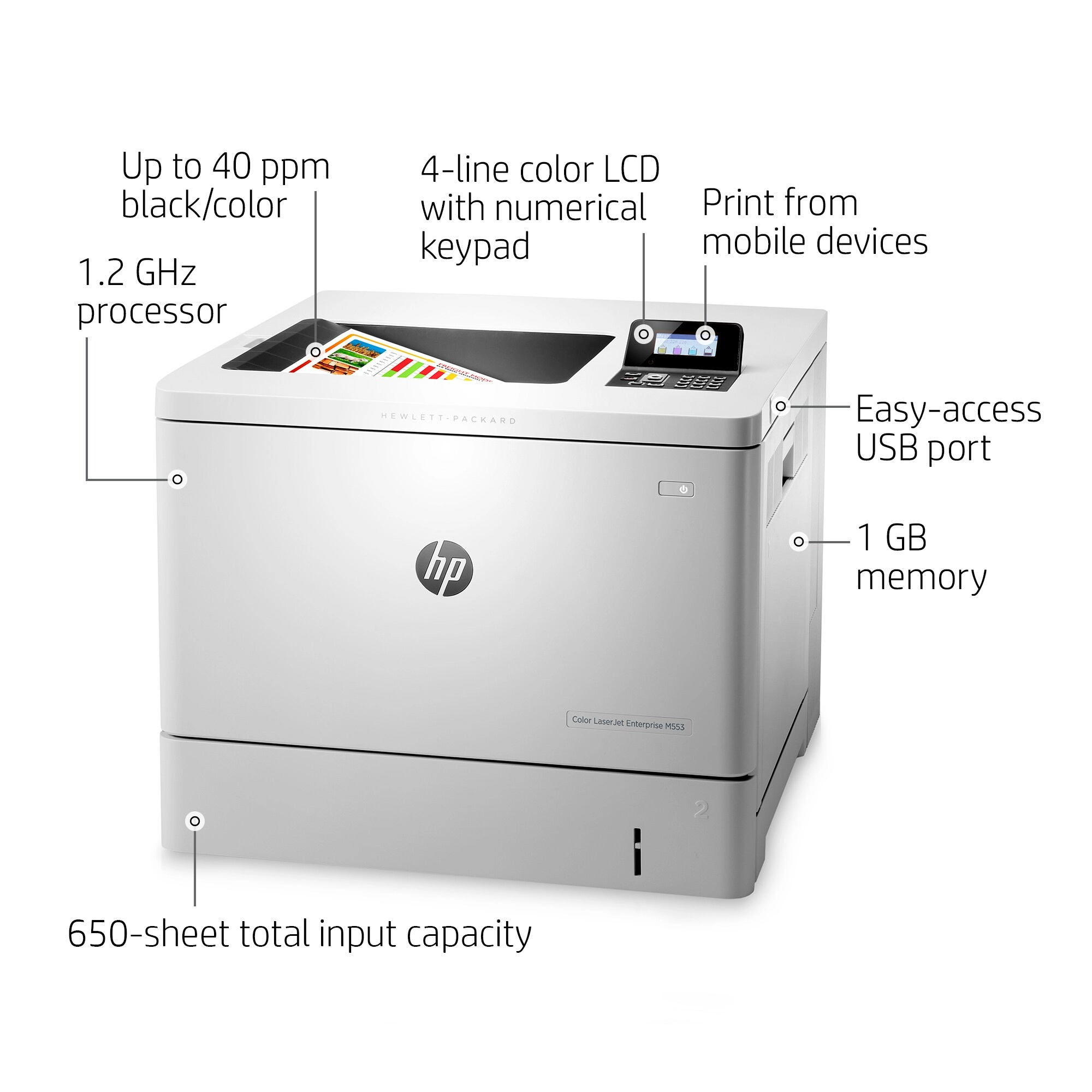 Laserjet M553N