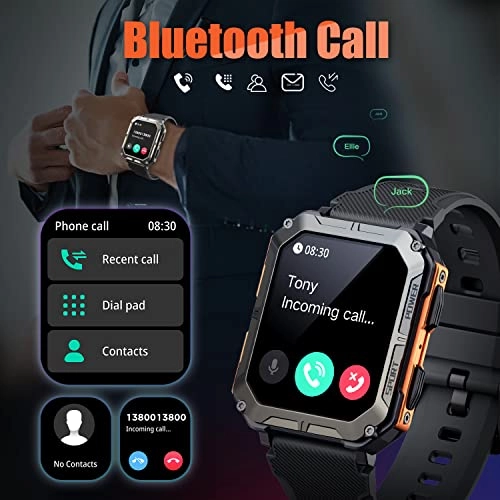 Military Rugged Smartwatch
