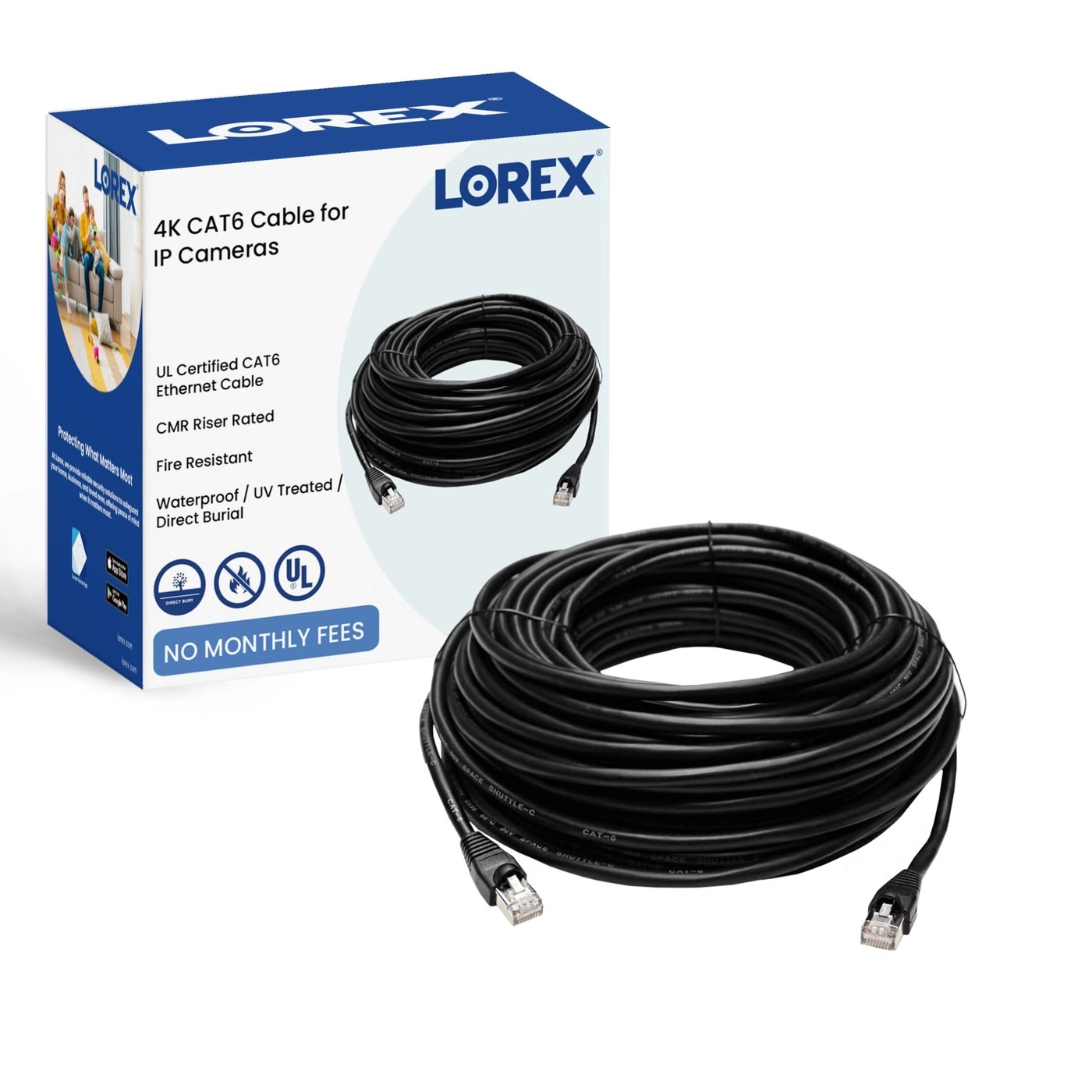 Lorex Technology CAT6 Ethernet Cable - 100 Feet (30m)