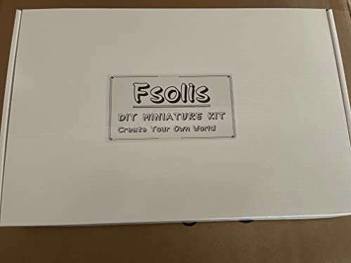 DIY Miniature Dollhouse Kit - 3D Wooden LED Light