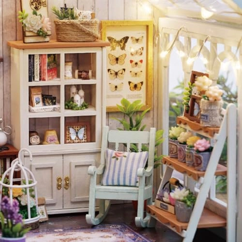 Miniature Dolls House Kits - Sunshine Greenhouse