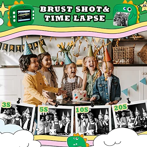 Instant Print Camera for Kids