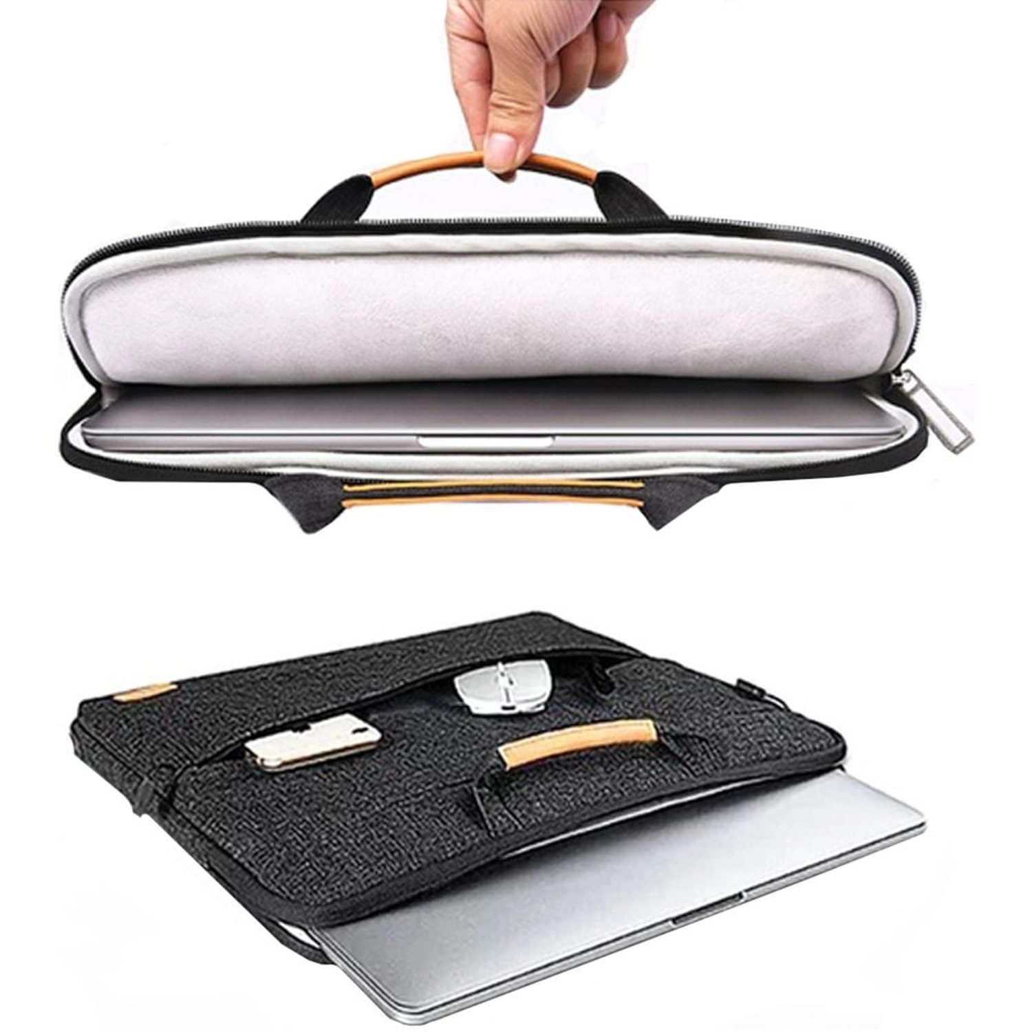 Smart Stand Sleeve Case for 15.4-Inch Laptop