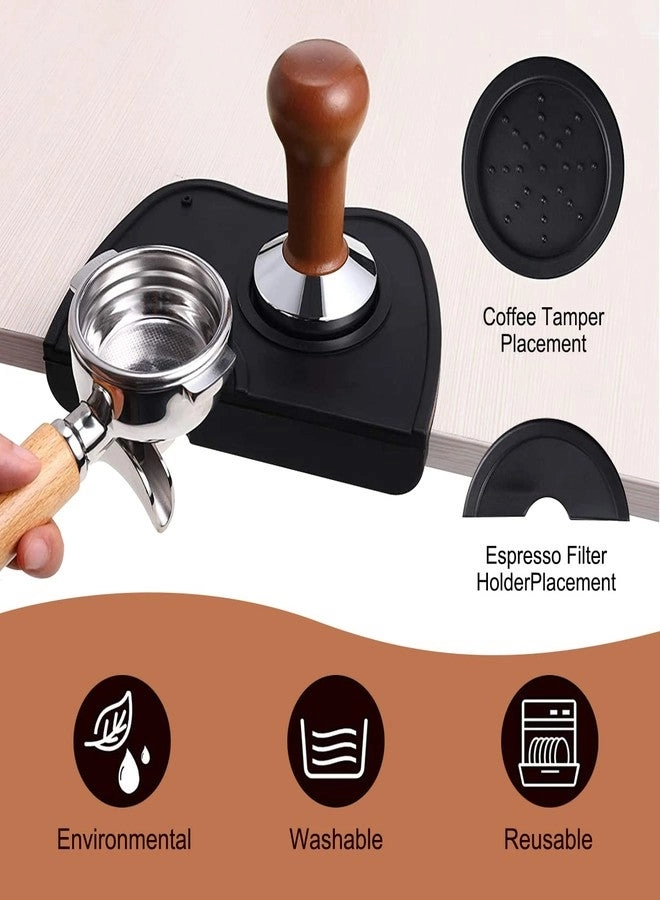 Coffee Knock Box - 4.8 inches Black Set