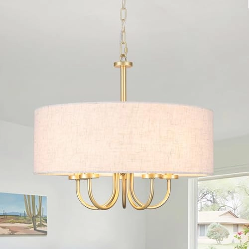 5-Light Drum Pendant Light - 26.37 to 85.43