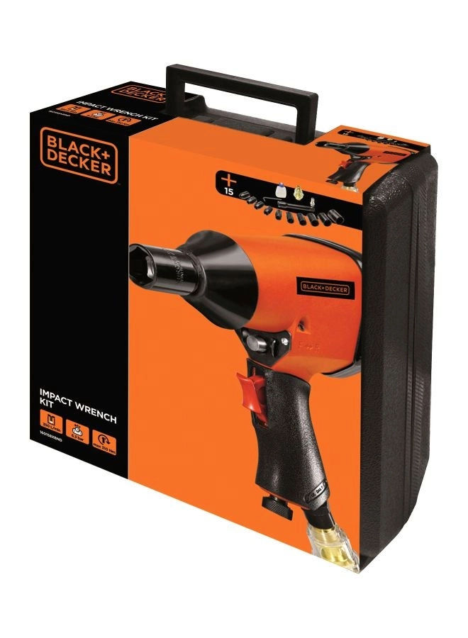 Pneumatic Tool Set - 30 cm Orange/Black/Red