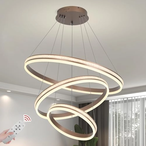 Modern LED Chandelier - 3000K-6000K Dimmable