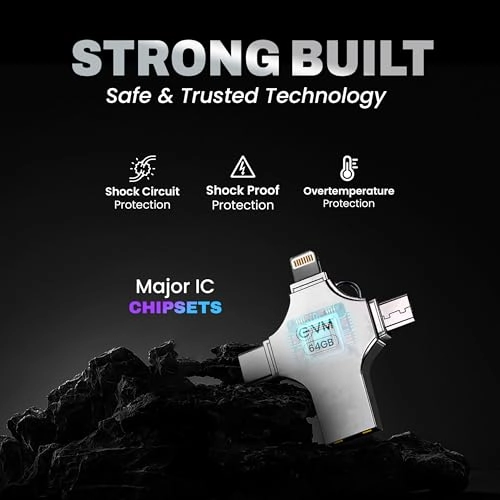 EnStore 4-in-1 OTG - USB 3.0 USB-A Type-C Lightning Micro USB 64GB