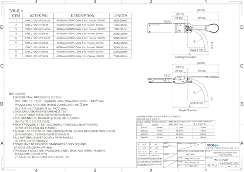 40G QSFP+ DAC - 0.3m