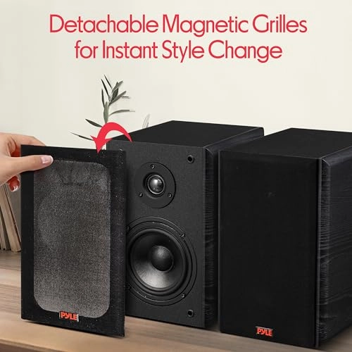 Home Wooden Bookshelf Speakers - 120W