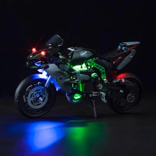 LED Light Compatible with Lego Technic Kawasaki Ninja H2R Motorcycle 42170