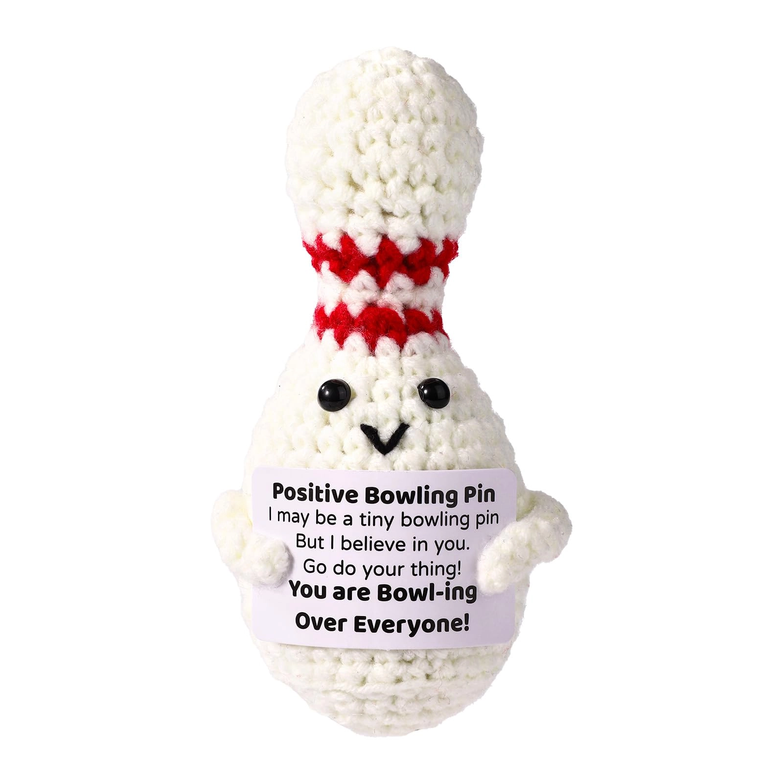 TOYMIS Positive Crocheted Bowling Ball - 11 cm Cotton