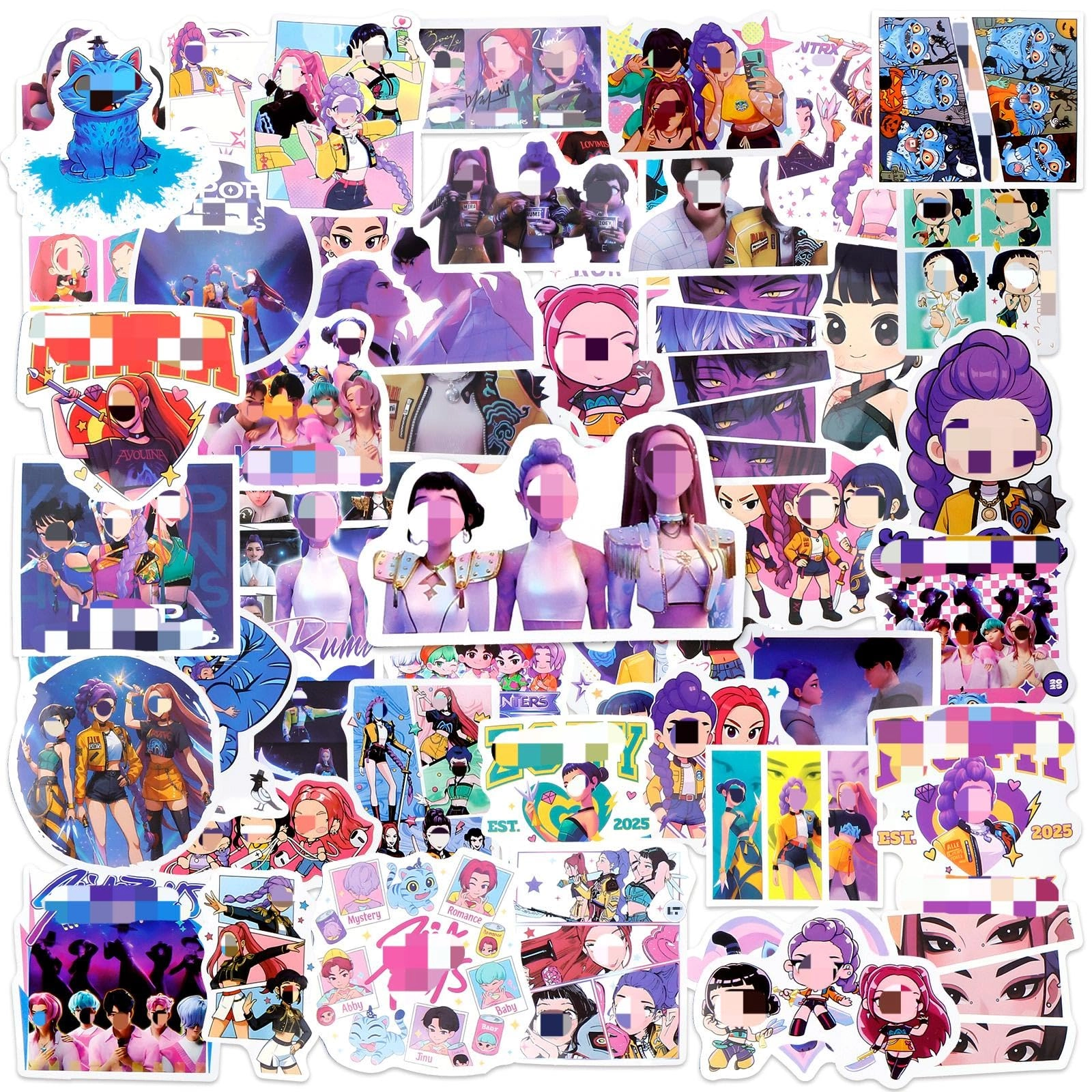 Ainvliya Demon Sticker Book 56 pcs