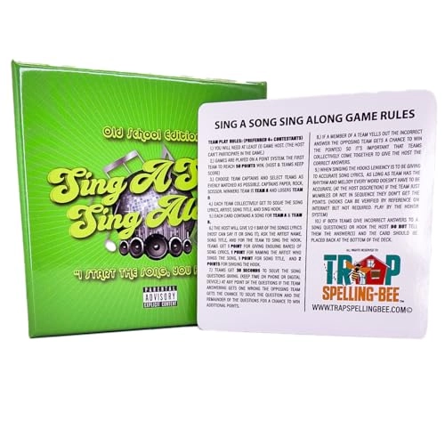 Sing A Song Sing Along - English 17 years and up 60 cards