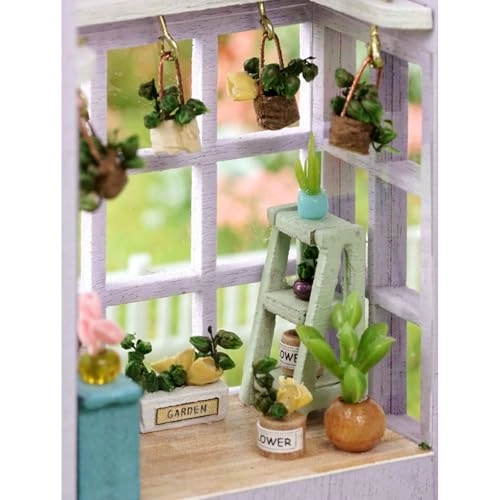 DIY Miniature Dollhouse Kit - Happy Manor 1:100