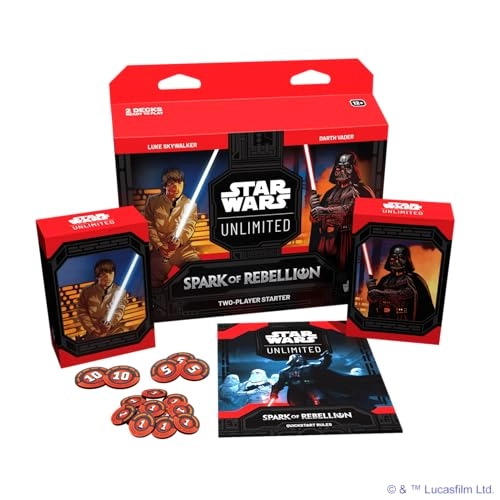 Star Wars: Unlimited Spark of Rebellion Starter Set - 2 PLAYERS English Edition