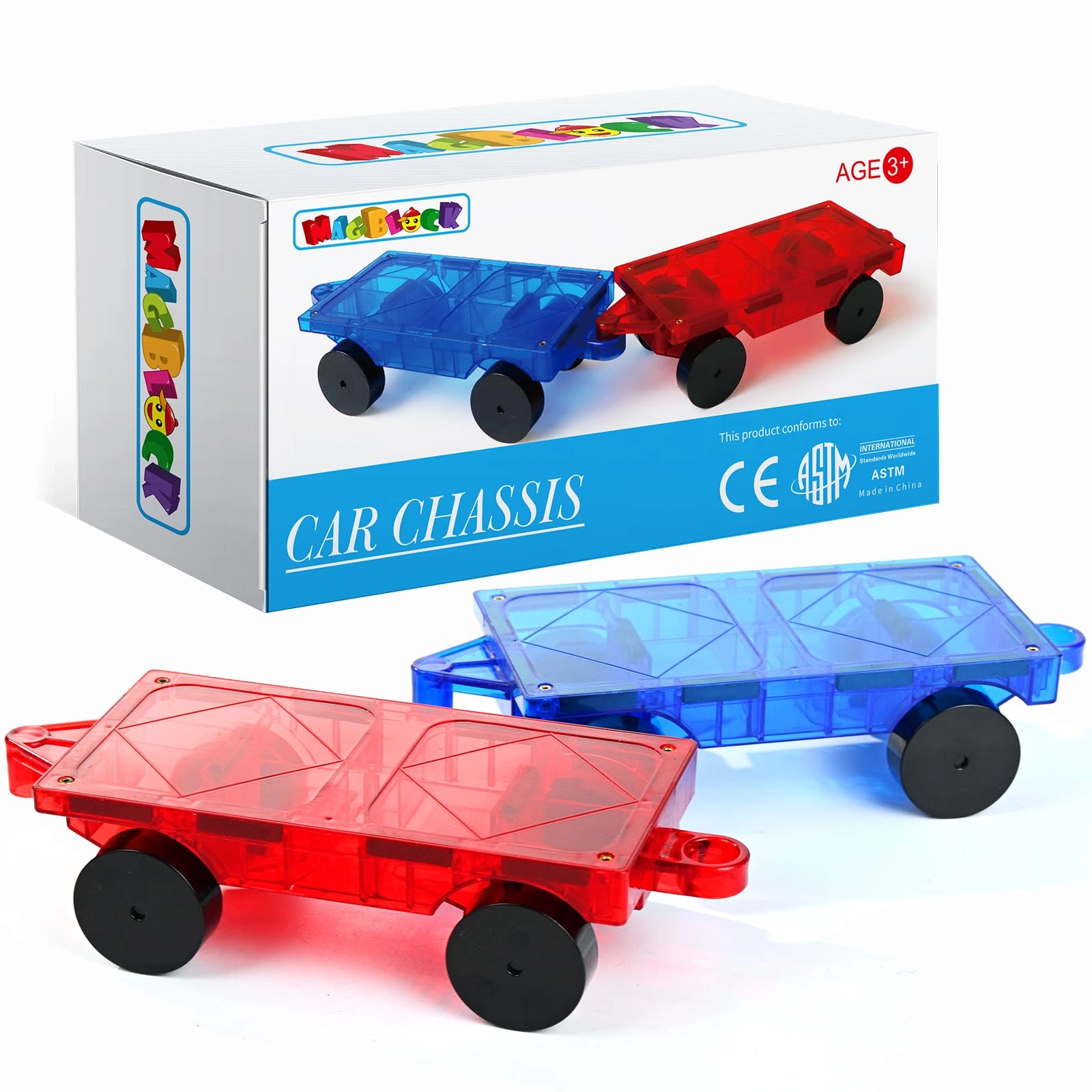 Magblock Car Set - 2pcs
