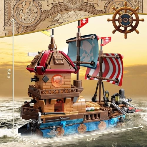 Pirate Ship Building Blocks - 916pcs