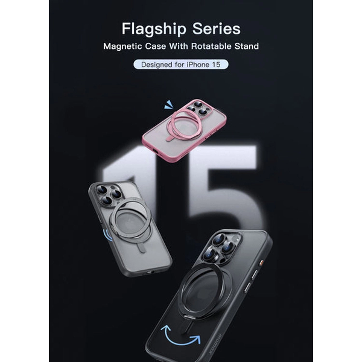 Amour Magnetic Case with MagSafe for iPhone 15 Pro Max