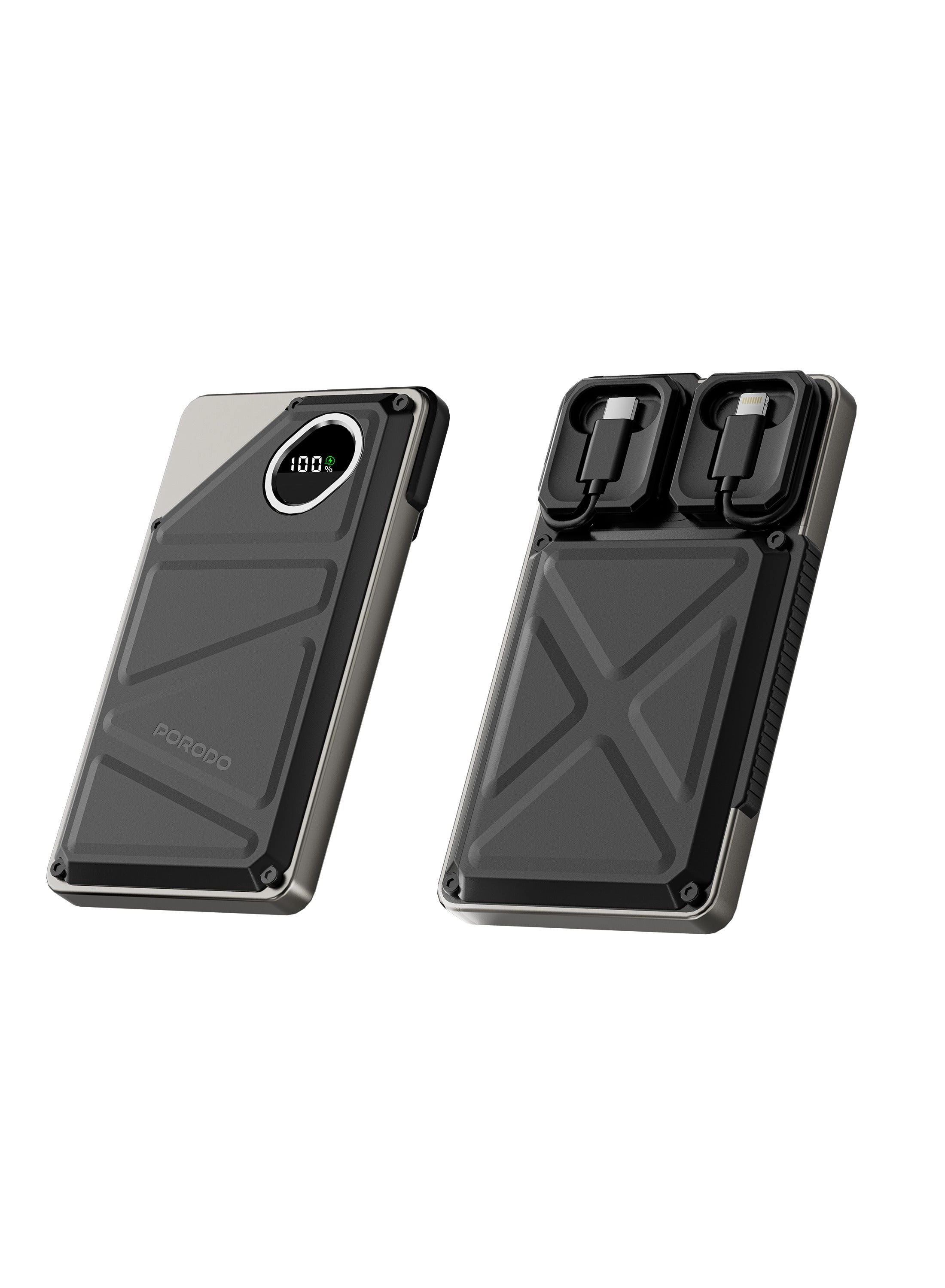 Power Bank Built-In Type-C & Lightning - 10000mAh 5V/3A