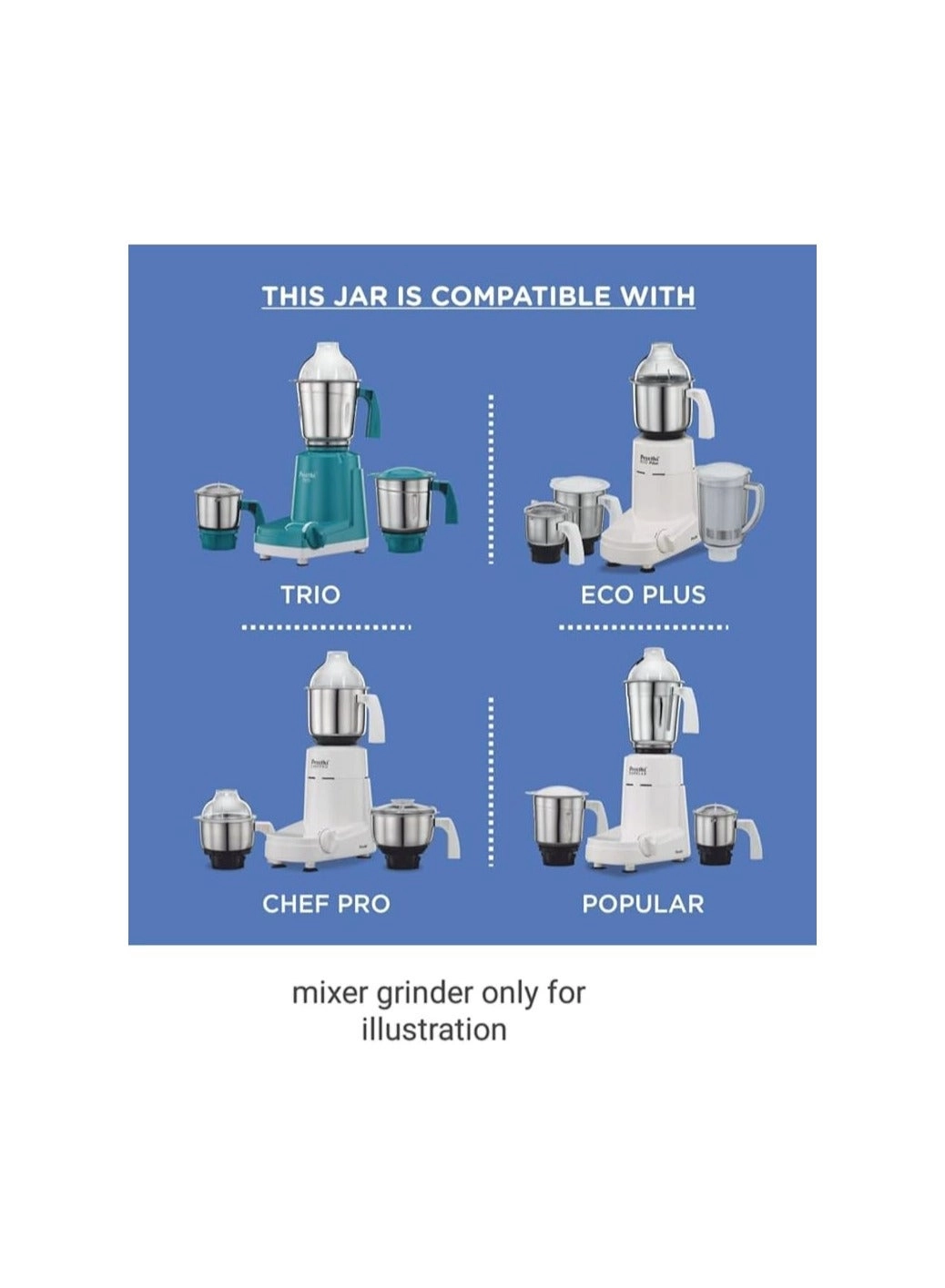 MIXER GRINDER WET JAR - 1500 ml