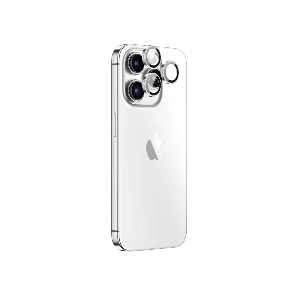 AMAZINGthing iPhone 15 Pro / 15 Pro Max Camera Lens Glass - 3 Lens 0.3mm HD Clarity